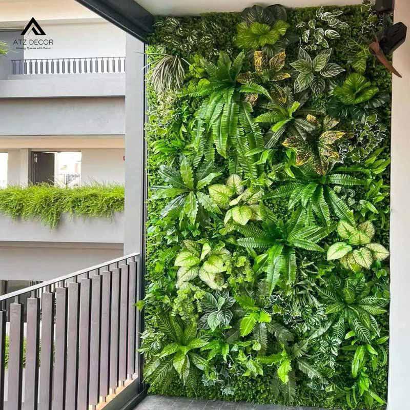 Tường cây giả HT02